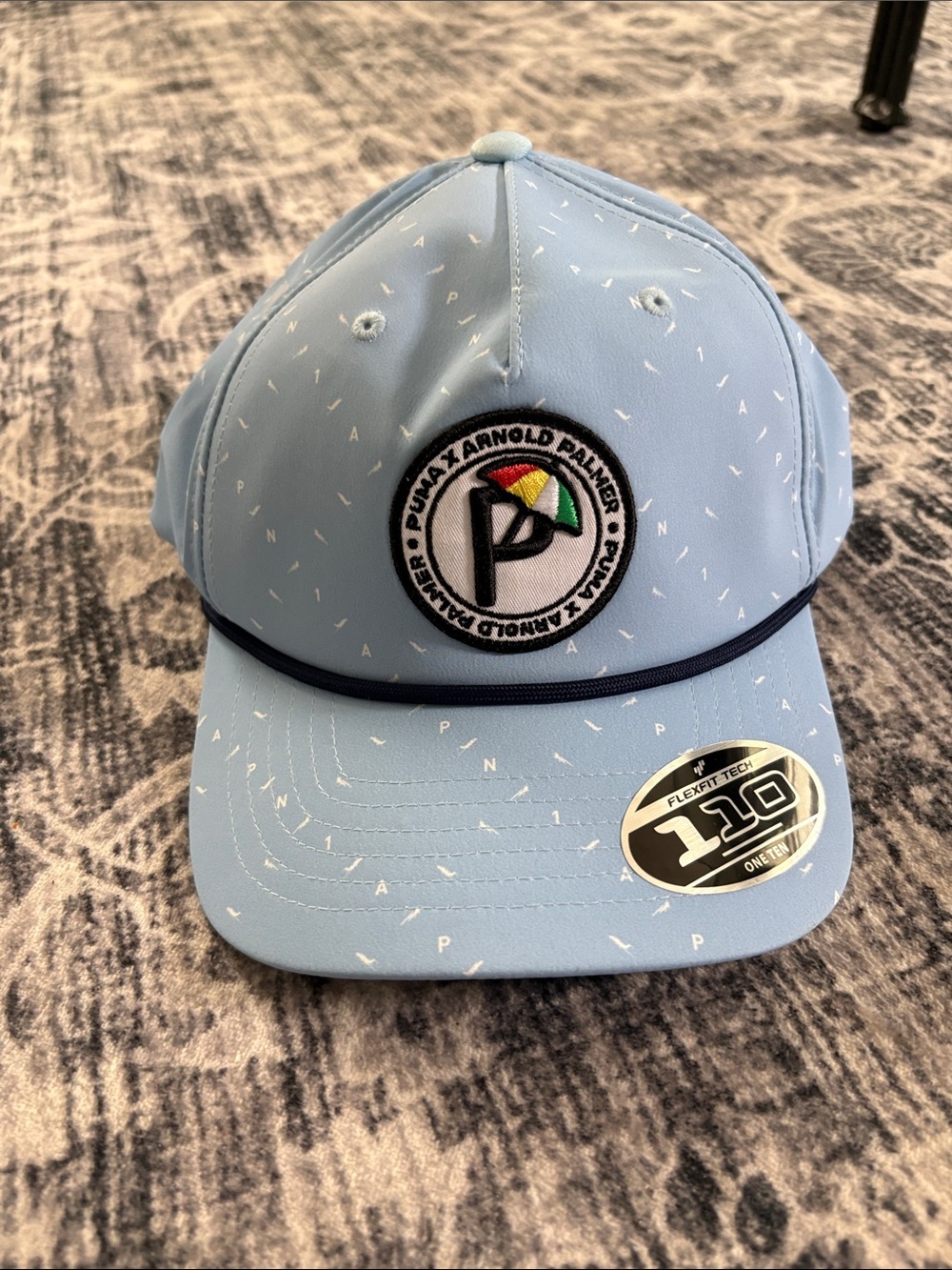 Puma Light Blue Golf Cap with Arnold Palmer Patch